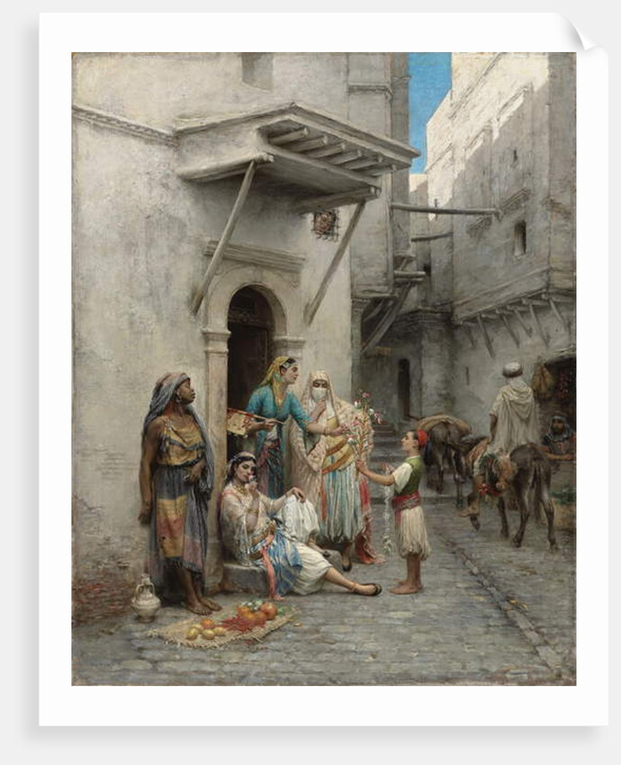 The Young Flower Seller by Pierre Outin