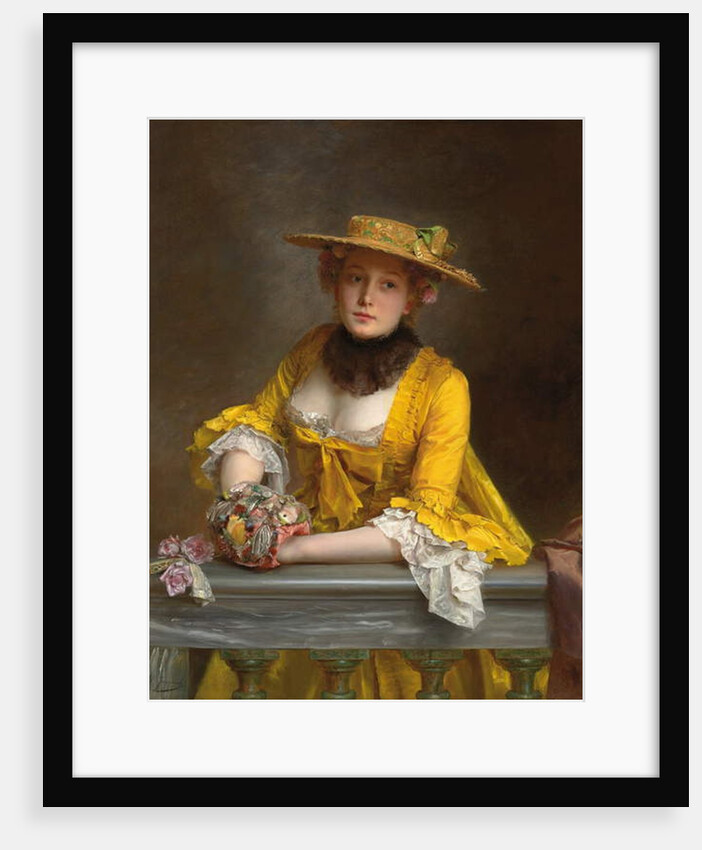 The Yellow Dress by Gustave Jacquet