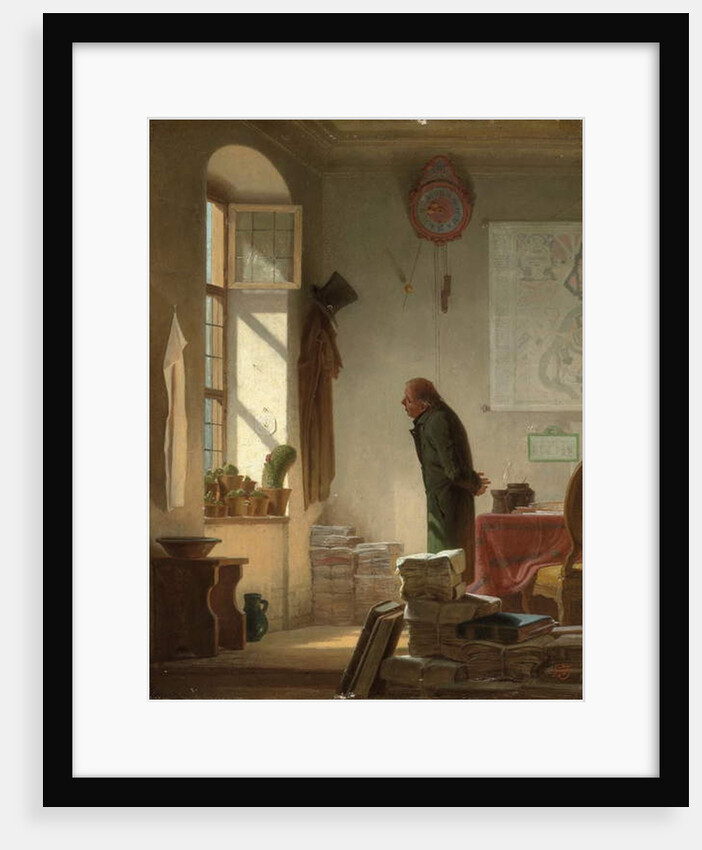 The Cactus Lover; Der Kaktusliebhaber, c.1860 by Carl Spitzweg