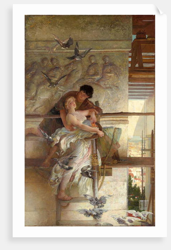 Under the Temple Eaves by Edwin Howland Blashfield