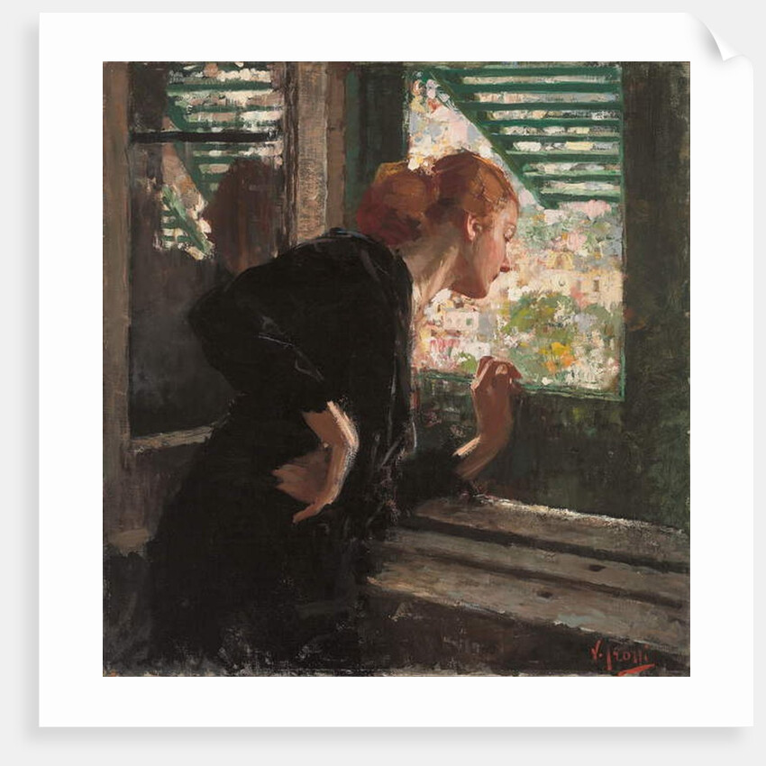 Lady at a Window by Vicenzo Irolli