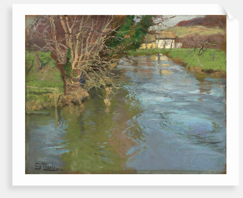A Stream in Spring by Fritz Thaulow
