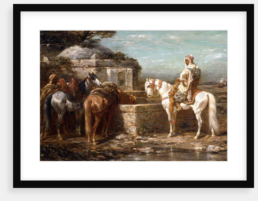 At the Well, 19th century by Adolf Schreyer