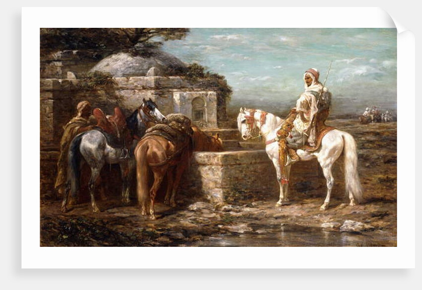 At the Well, 19th century by Adolf Schreyer