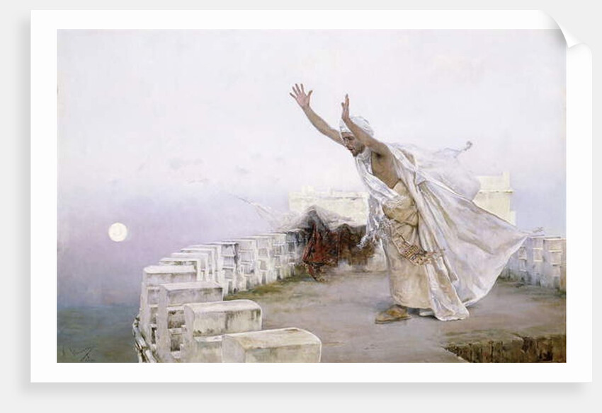 The Morning Prayer by Salvador Viniegra y Lasso de la Vega