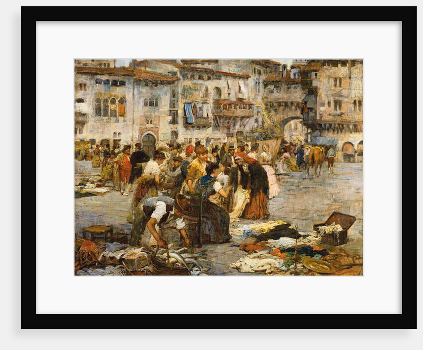 A Market in Granada by Jose Fernandez Alvarado