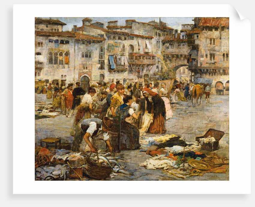 A Market in Granada by Jose Fernandez Alvarado