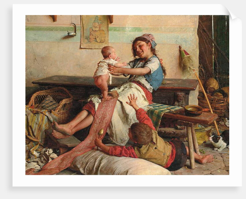 Brotherly Affection; Affetto fraterno, c. 1900 by Gaetano Chierici