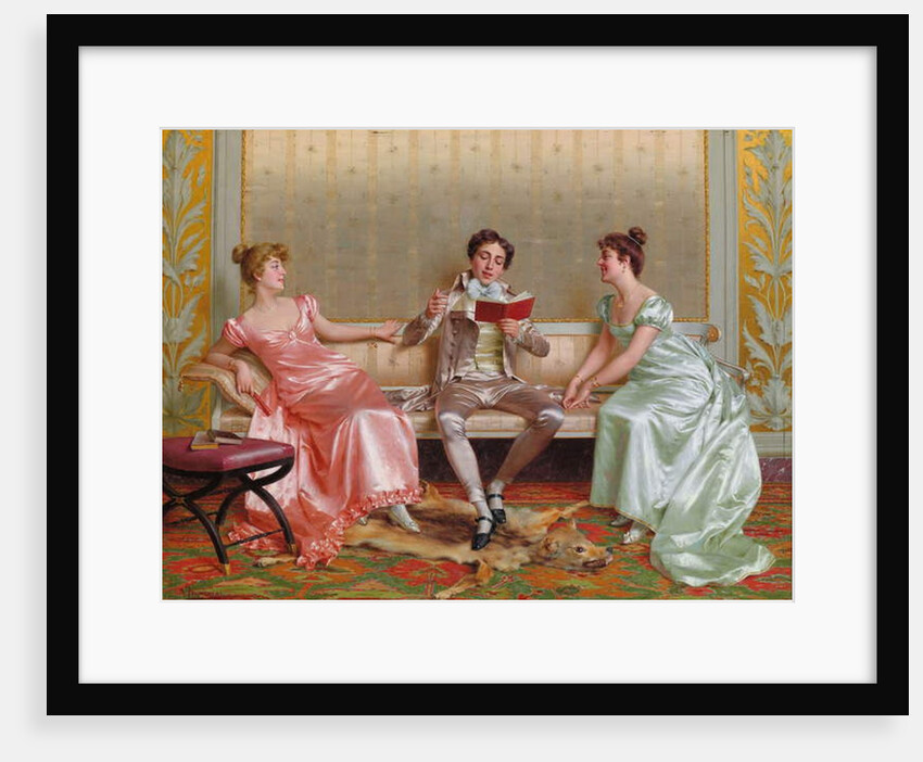 The Reading by Vittorio Reggianini