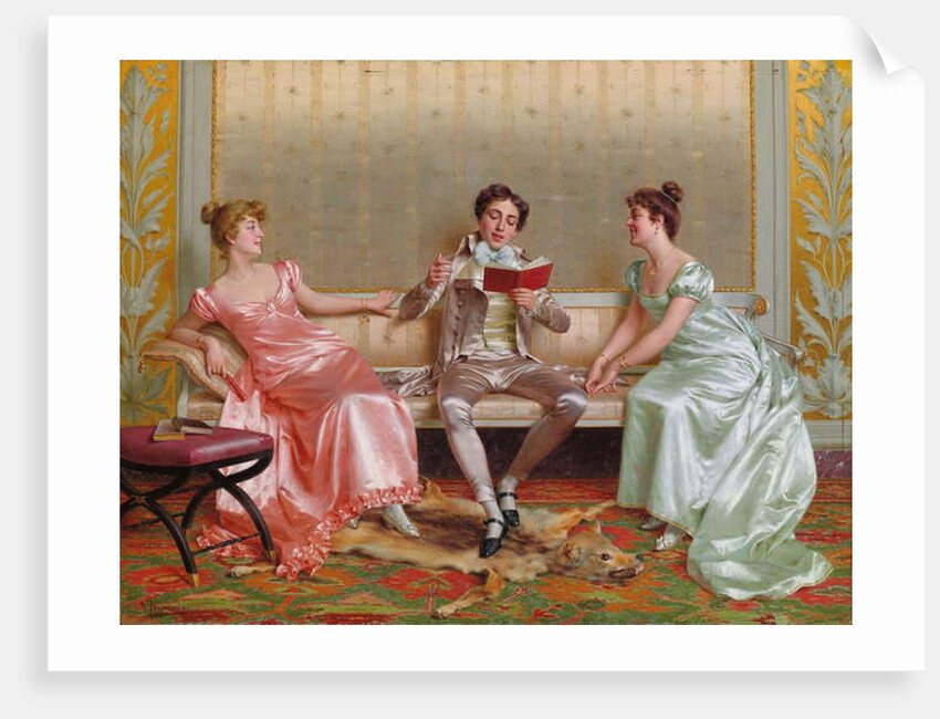 The Reading by Vittorio Reggianini