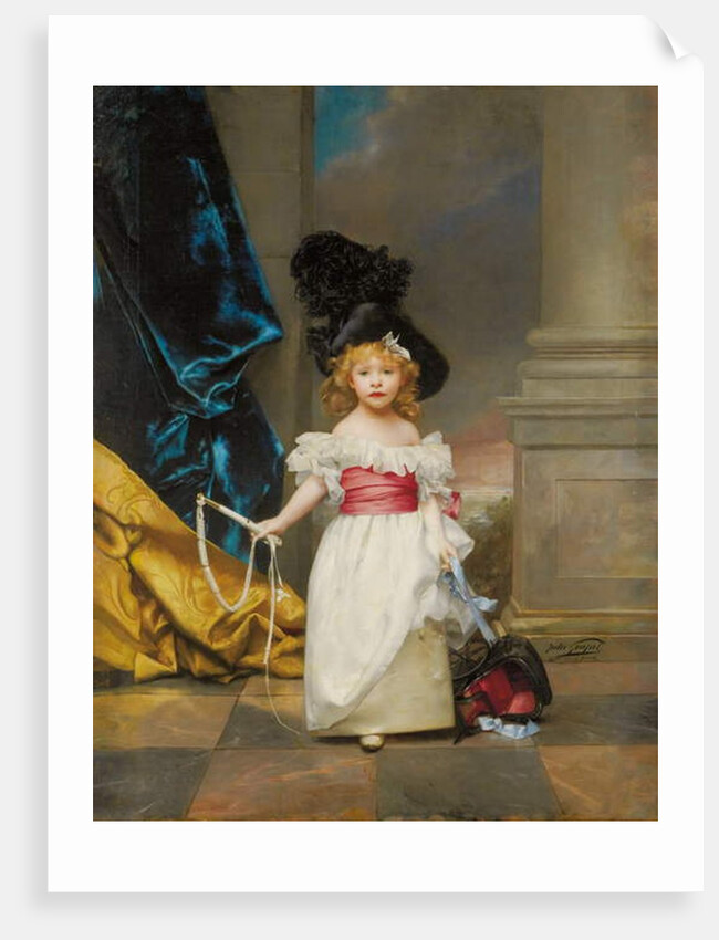 Portrait of Therese Girard Aged Three Years and Seven Months, 1882 by Jules Adolphe Goupil