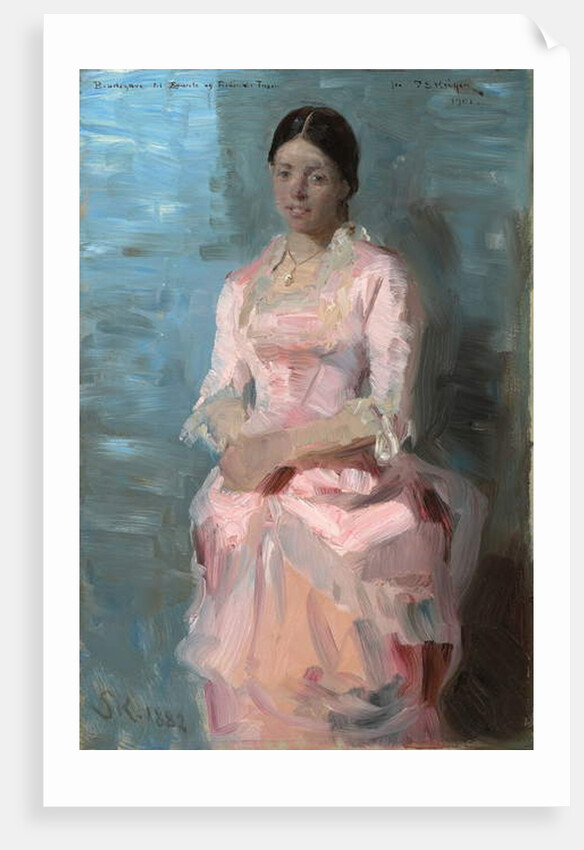 Portrait of Frederikke Tuxen, 1882 by Peder Severin Kroyer