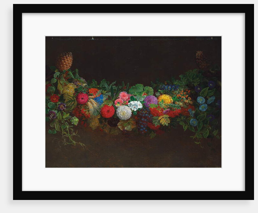 A Magnificent Garland of Fruit and Flowers, 1840 by Johan Laurents Jensen