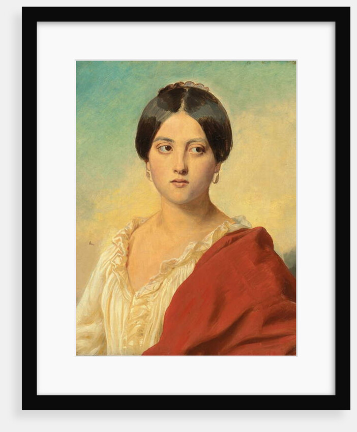 Portrait of an Italian Girl by Franz Xaver Winterhalter