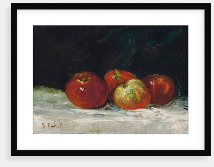 Red Apples, 1872 by Gustave Courbet