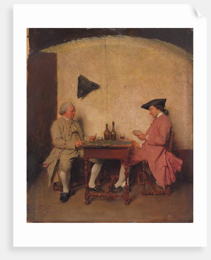 The Card Players, 1865 by Jean-Louis Ernest Meissonier