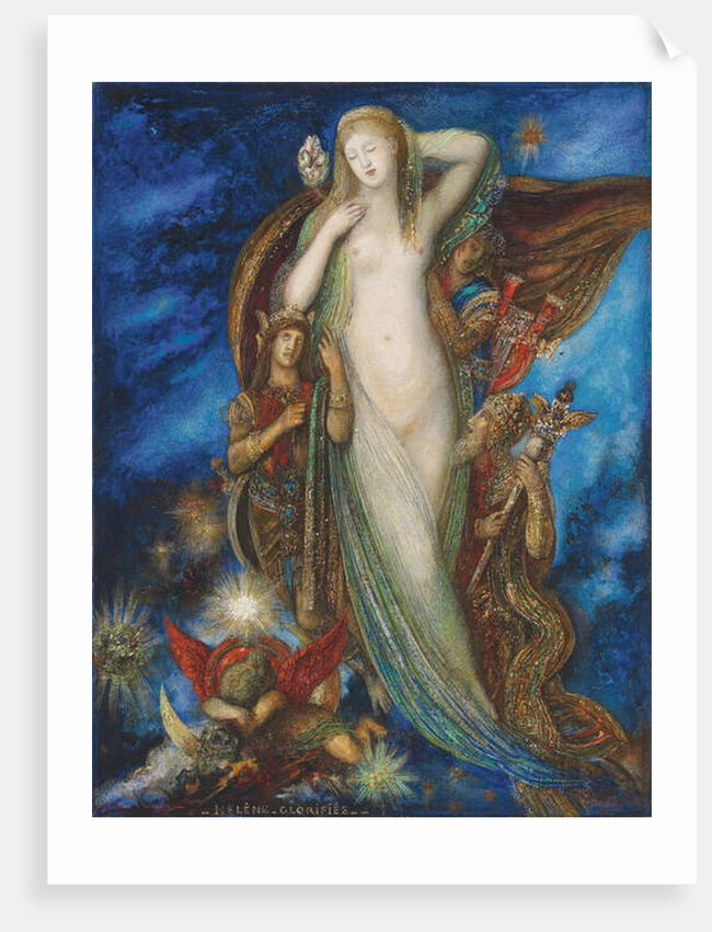Helen Glorified, 1896 by Gustave Moreau