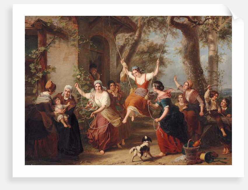 The Swing, 1848 by Francois Verheyden