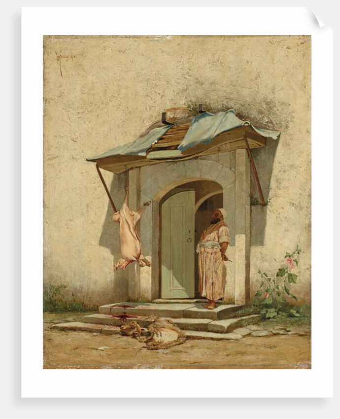 An Ottoman Butcher, 1878 by Osman Hamdi Bey