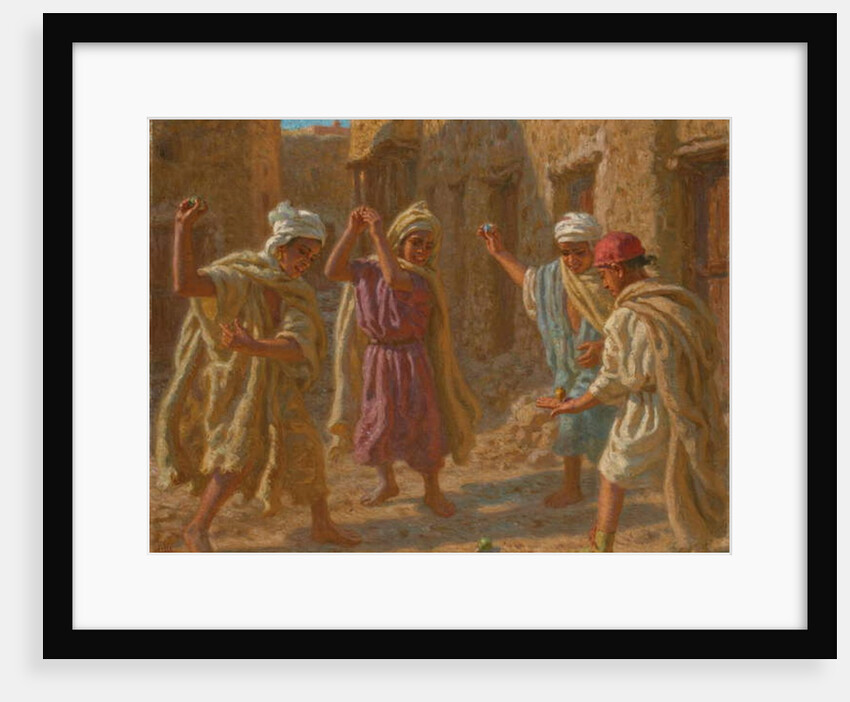 Game of Spinning Tops; Le jeu de toupies, c.1924 by Alphonse Etienne Dinet