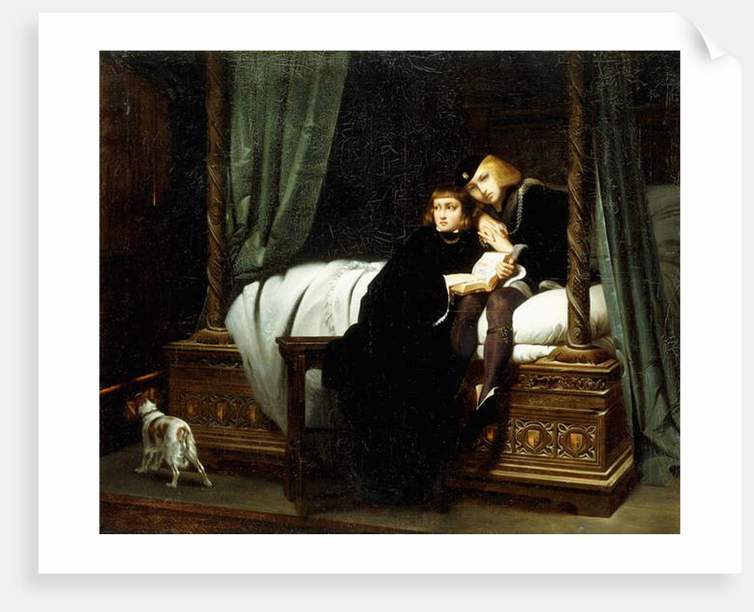 Edward V and the Duke of York in the Tower, 1830-31 by Hippolyte (1797-1856) Delaroche