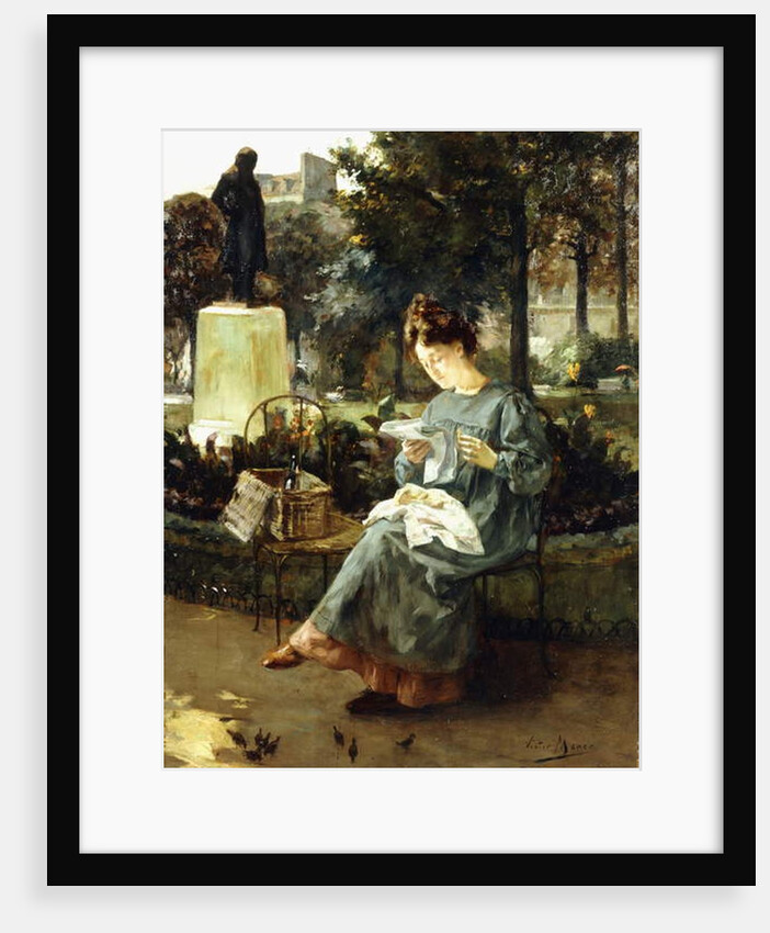 Afternoon in the Luxembourg Gardens by Victor Marec