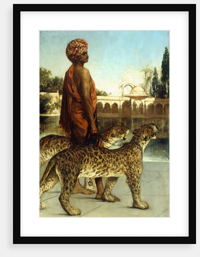 The Palace Guard with Two Leopards by Jean Joseph Benjamin Constant