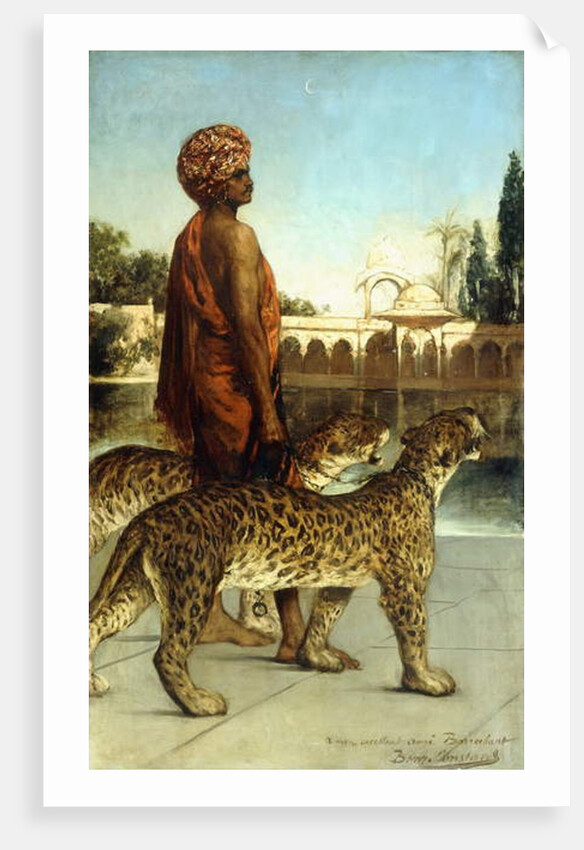 The Palace Guard with Two Leopards by Jean Joseph Benjamin Constant