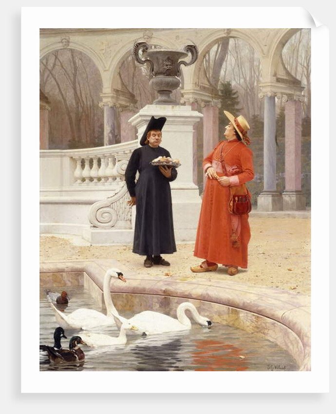 A Plate of Cakes, by Jean or Jehan Georges Vibert