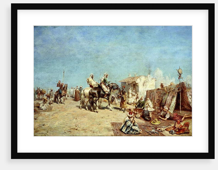 An Arab Encampment by Alberto Pasini