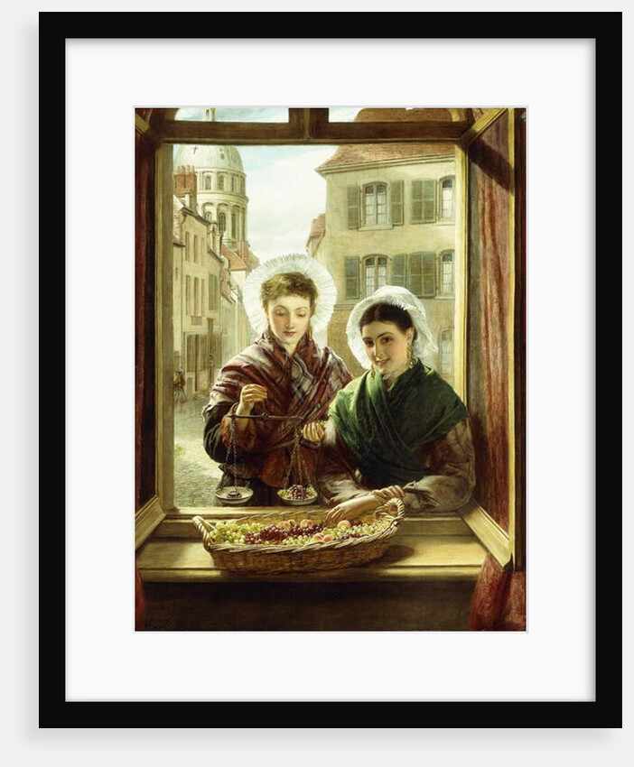 At My Window, Boulogne, 1872 by William Powell Frith