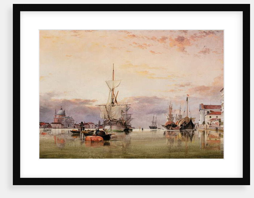 The Canale della Giudecca with the Redentore Beyond, 1863 by Edward William Cooke