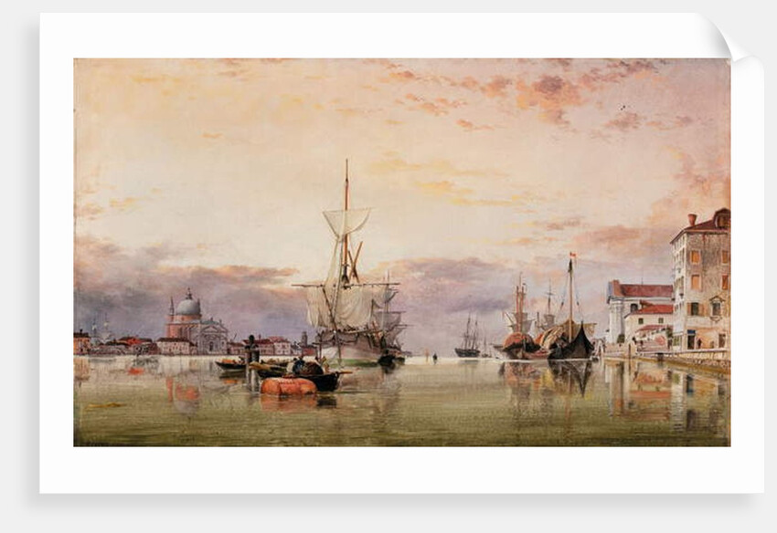 The Canale della Giudecca with the Redentore Beyond, 1863 by Edward William Cooke