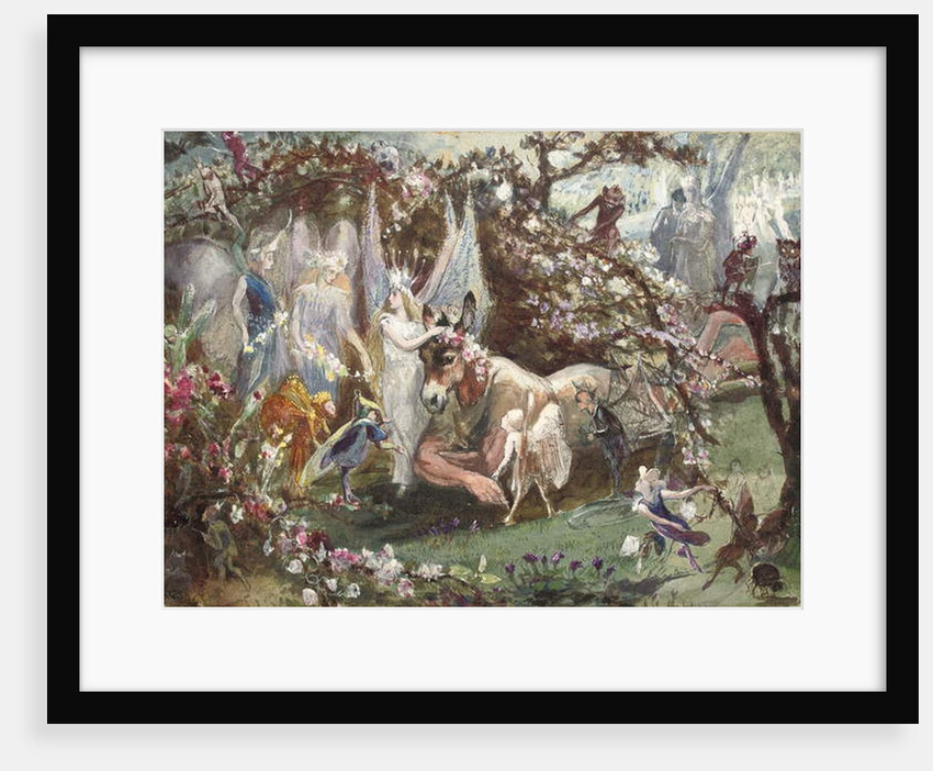 Titania and Bottom from William Shakespeare's 'A Midsummer-Night's Dream' by John Anster Fitzgerald
