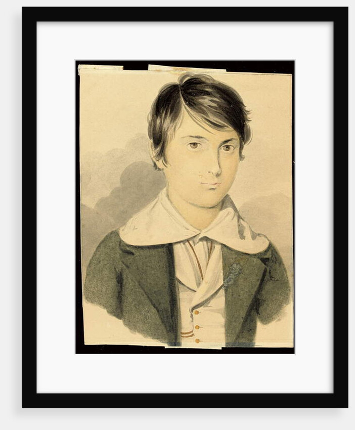 A Portrait of Dante Gabriel Rossetti, 1839-40 by Filippo Pistrucci