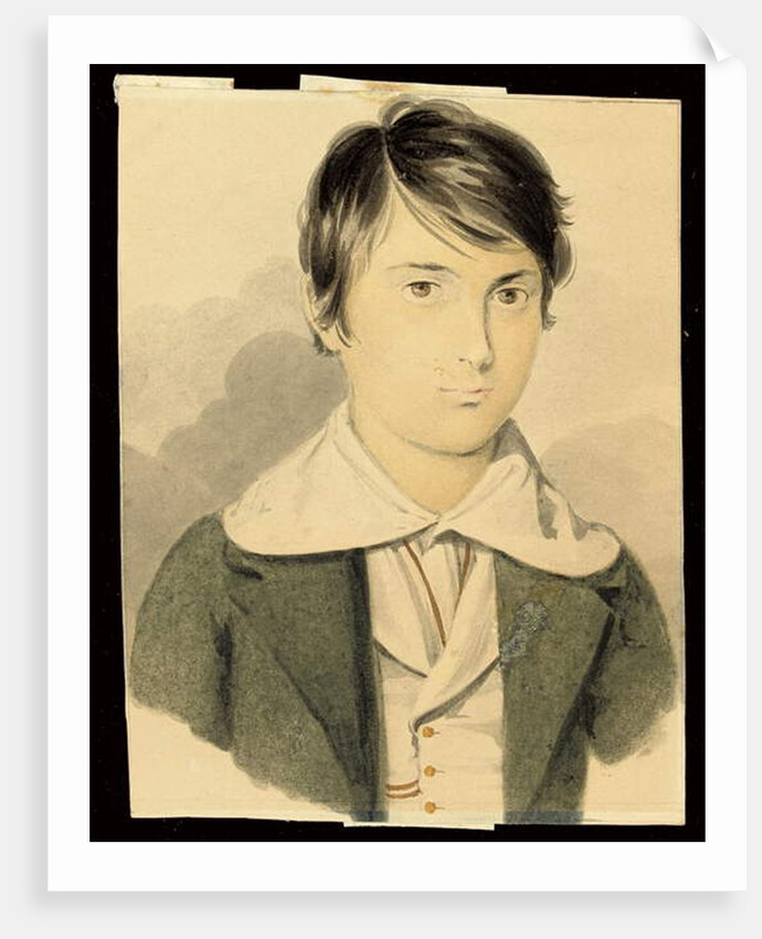 A Portrait of Dante Gabriel Rossetti, 1839-40 by Filippo Pistrucci