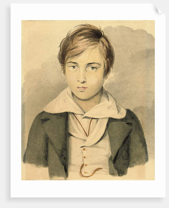 A Portrait of William Michael Rossetti, 1839-40 by Filippo Pistrucci