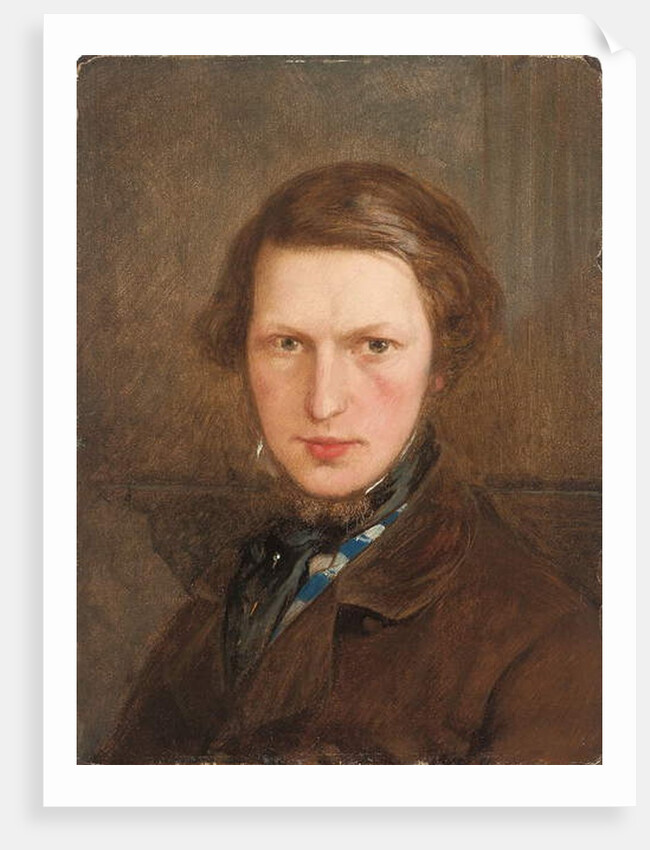 Self Portrait in a Brown Coat, c. 1844 by Ford Madox Brown