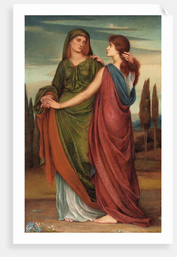 Naomi and Ruth, 1887 by Evelyn De Morgan