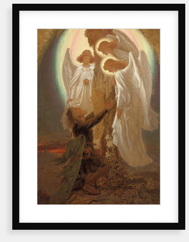 Christian at the Foot of the Cross by Joseph Noel Paton