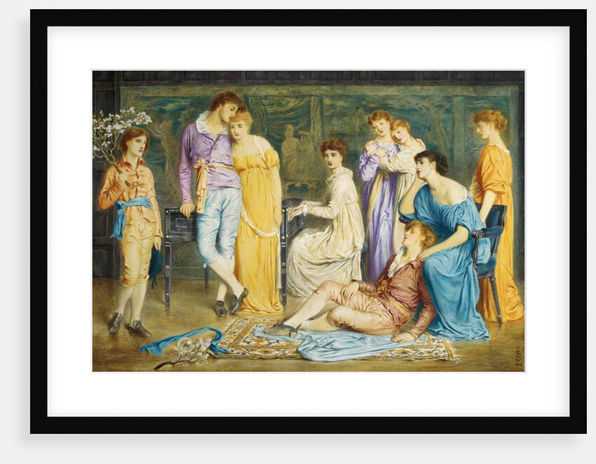 A Prelude by Bach, 1868 by Simeon Solomon