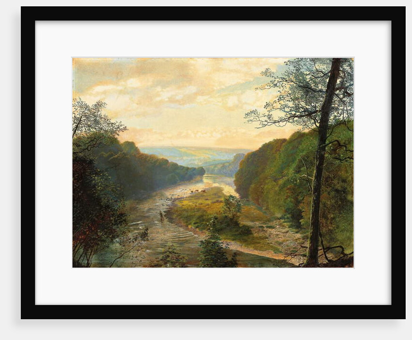 The Wharfe Valley, with Barden Tower Beyond, 1870s by John Atkinson Grimshaw