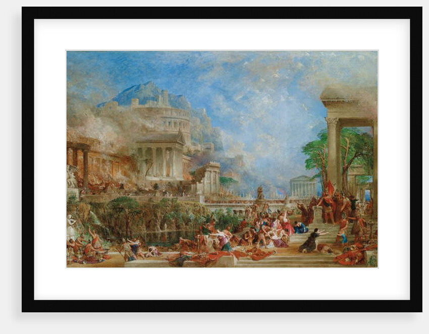 The Sack of Corinth, 1870 by Thomas Allom
