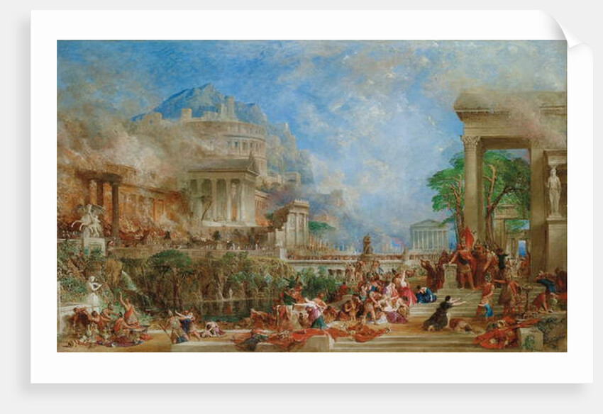 The Sack of Corinth, 1870 by Thomas Allom