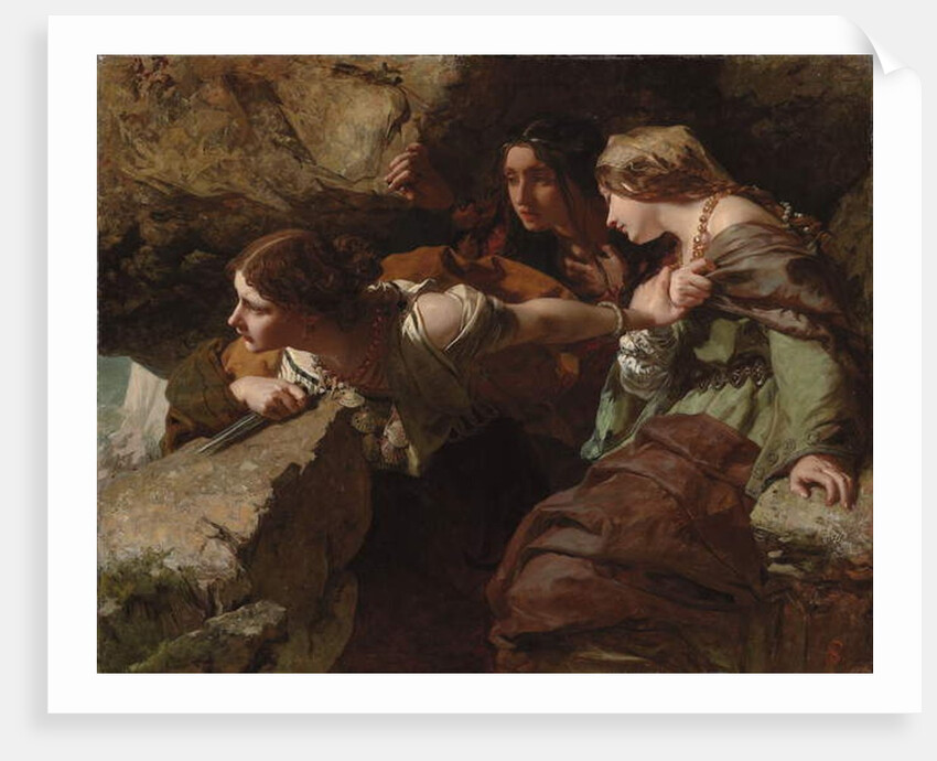 Courage, Anxiety and Despair: Watching the Battle by James Sant