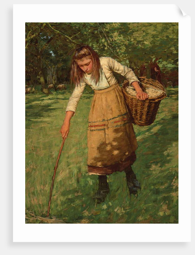 The Wool Gatherer by Henry Herbert La Thangue