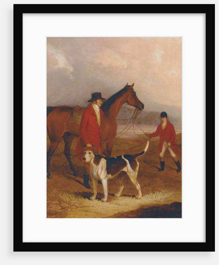 Old Druid, with Richard King Sampson, Esq., and John Presse, 1845 by Thomas Henwood