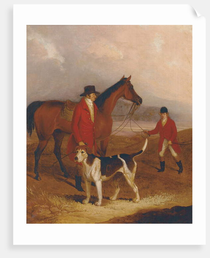 Old Druid, with Richard King Sampson, Esq., and John Presse, 1845 by Thomas Henwood