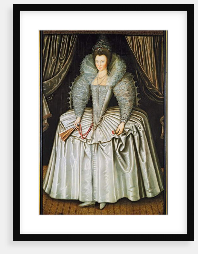 Portrait of a lady, identified as Elizabeth Howard, c.1595-1605 by School English