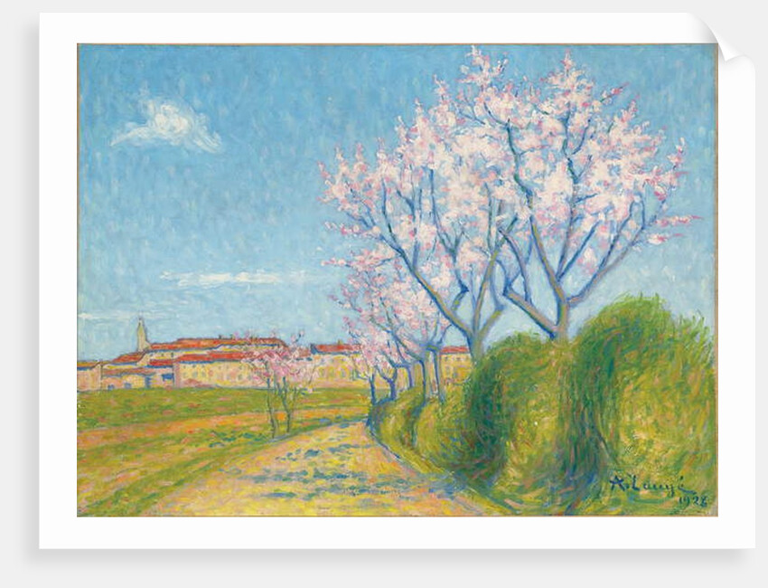 Arbes en Fleurs a l'Entree de Cailhavel, 1928 by Achille Lauge